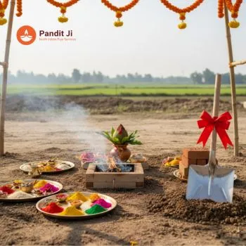 Bhoomi Pujan ceremony rituals for house construction start